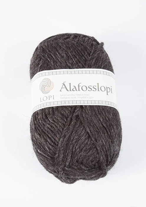 Alafoss Lopi 0005 - black heather