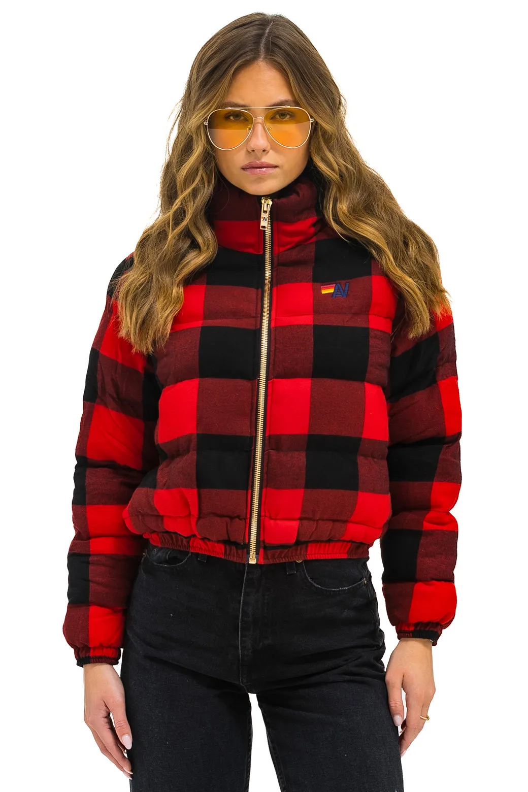 APRES PLAID PUFFER JACKET - BUFFALO PLAID