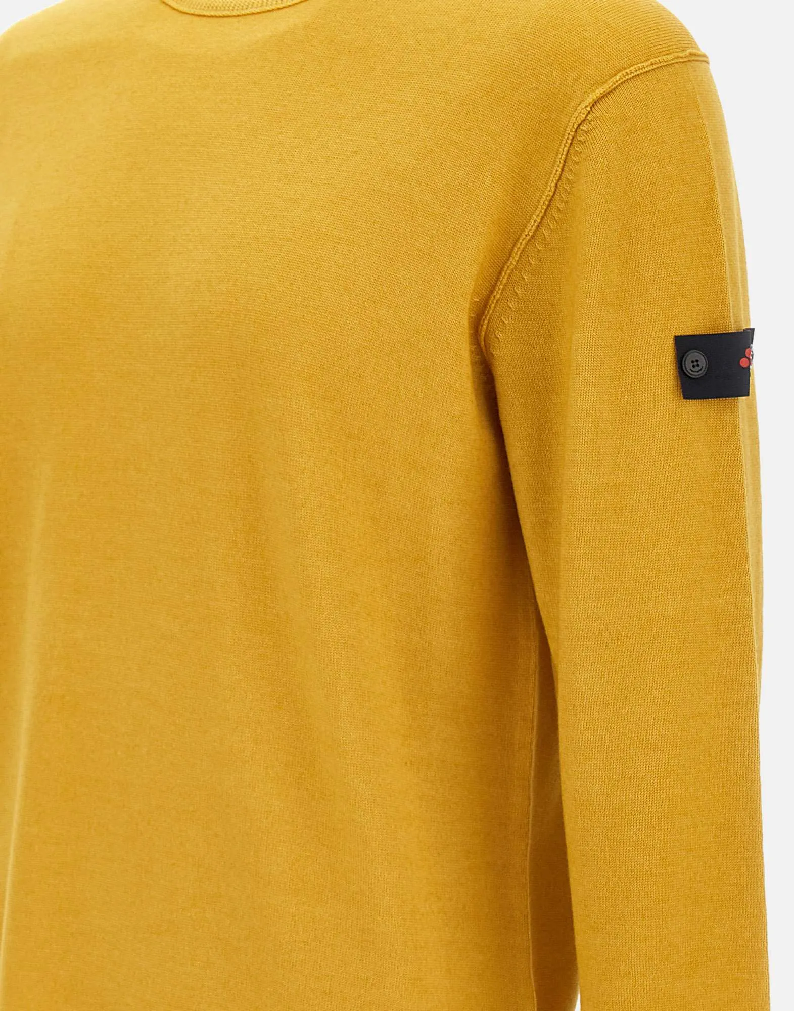 Badra Men's Ocher Yellow Wool Sweater