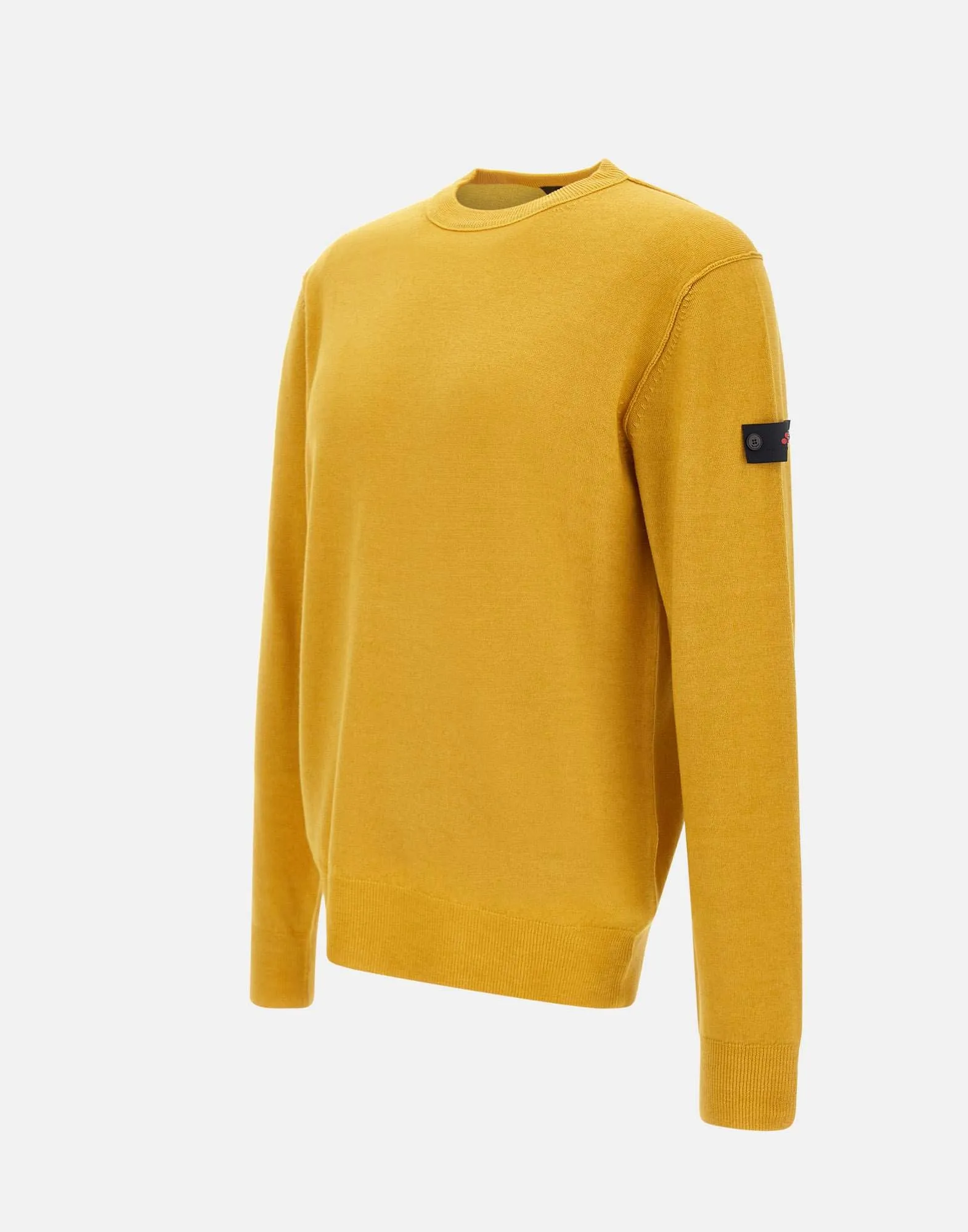 Badra Men's Ocher Yellow Wool Sweater