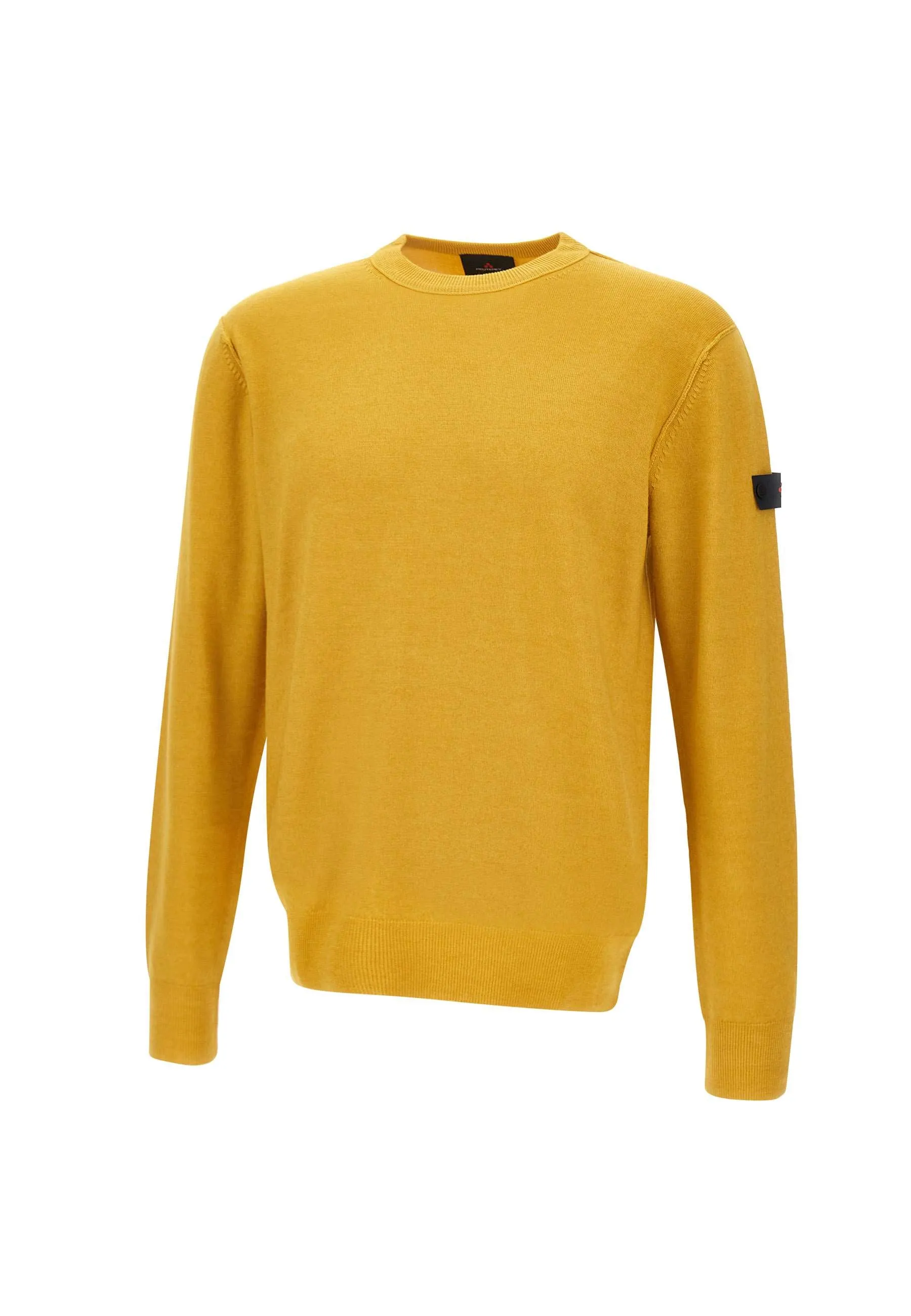 Badra Men's Ocher Yellow Wool Sweater