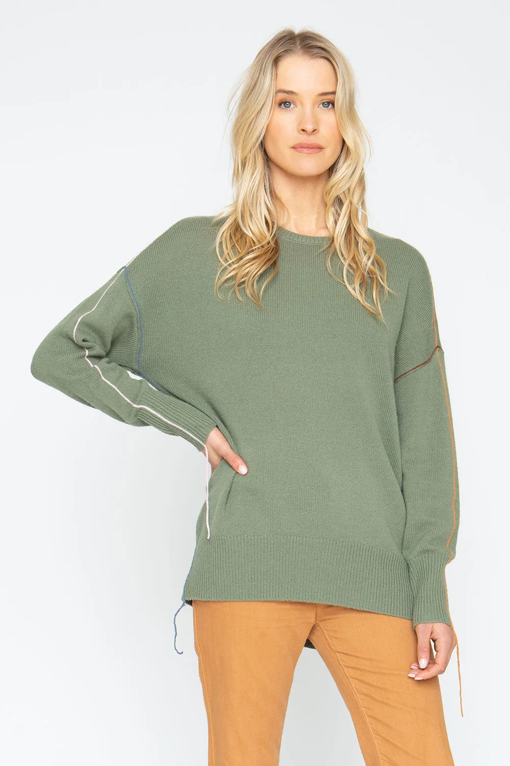 Bubble Sweater - Moss