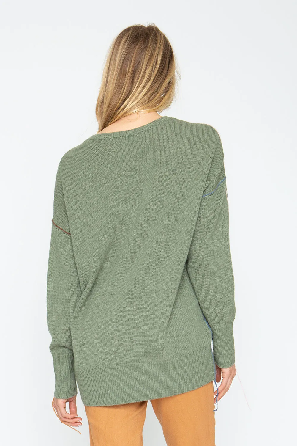 Bubble Sweater - Moss