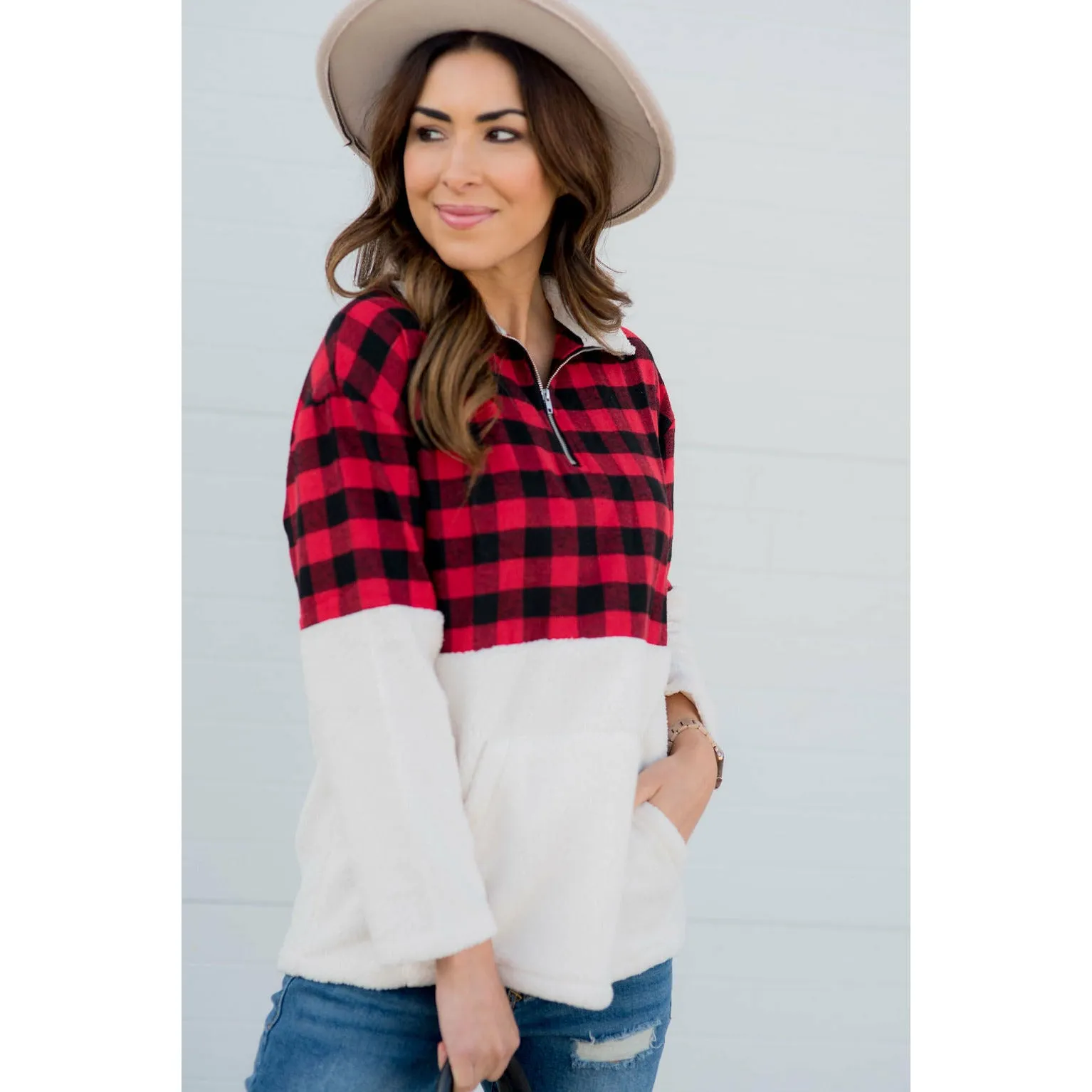 Buffalo Plaid Pullover