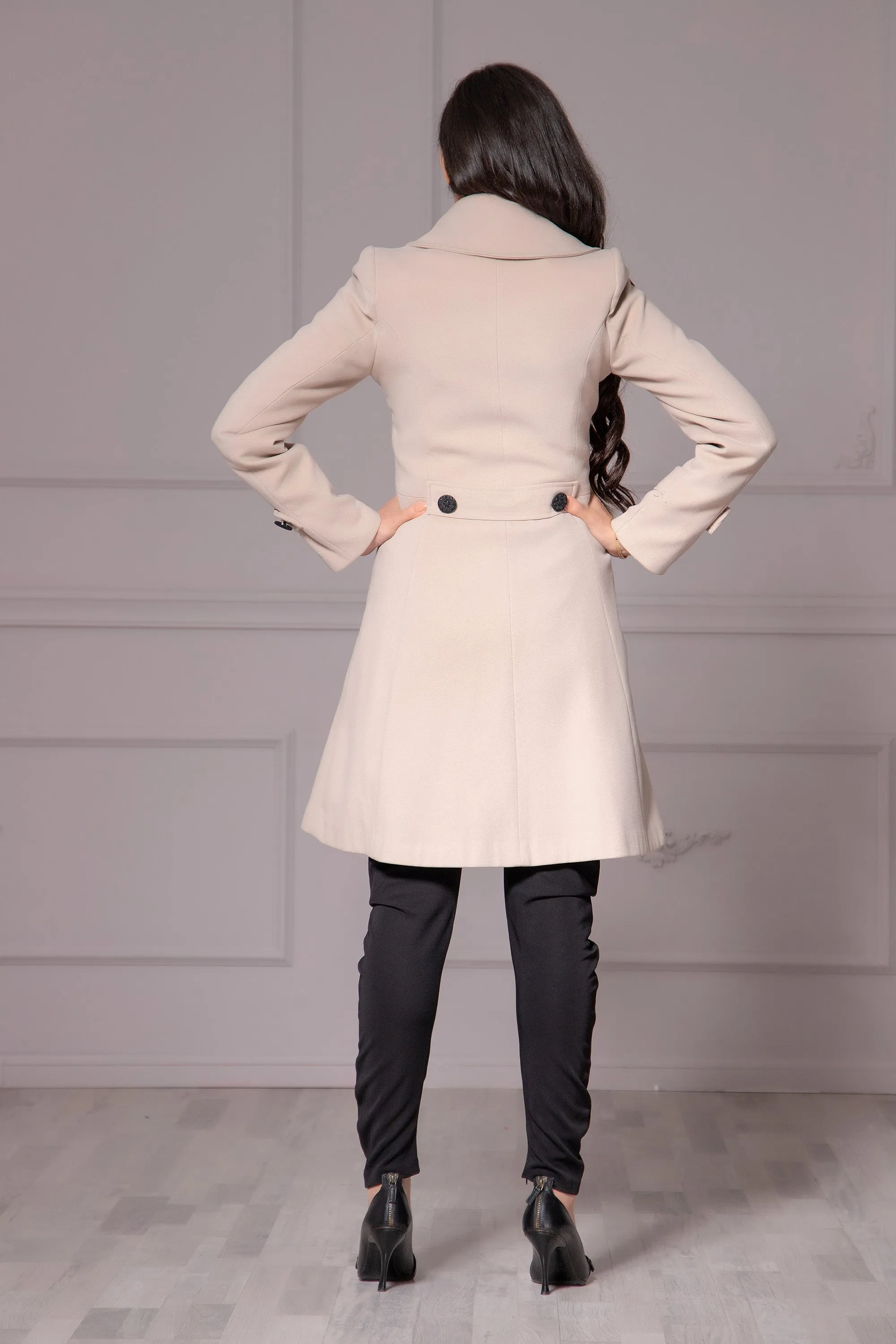 Cashmere Lapel Coat