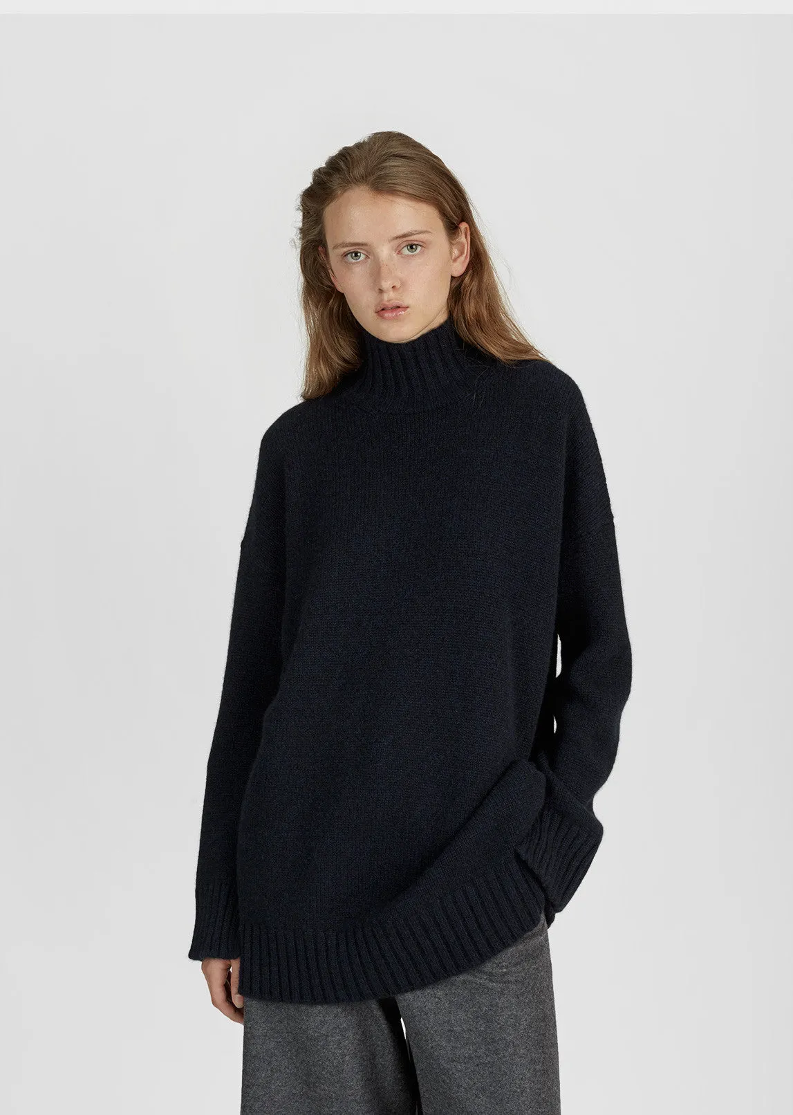 Chunky Cashmere Turtleneck