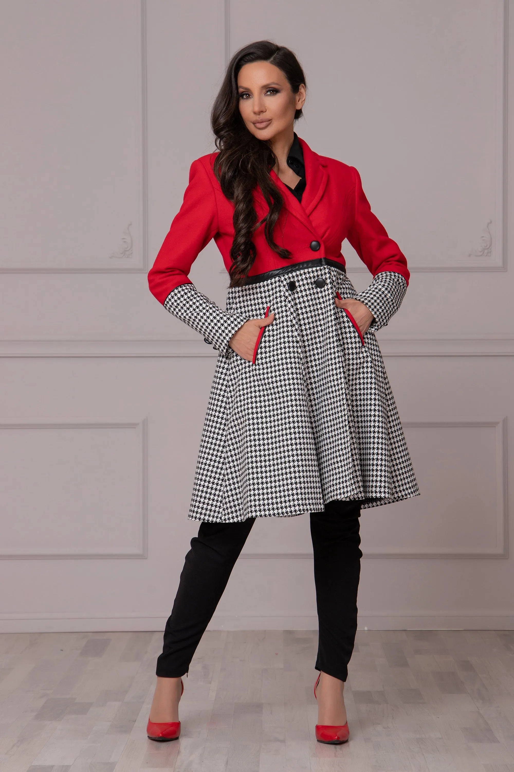 COLORFUL FLARED COAT