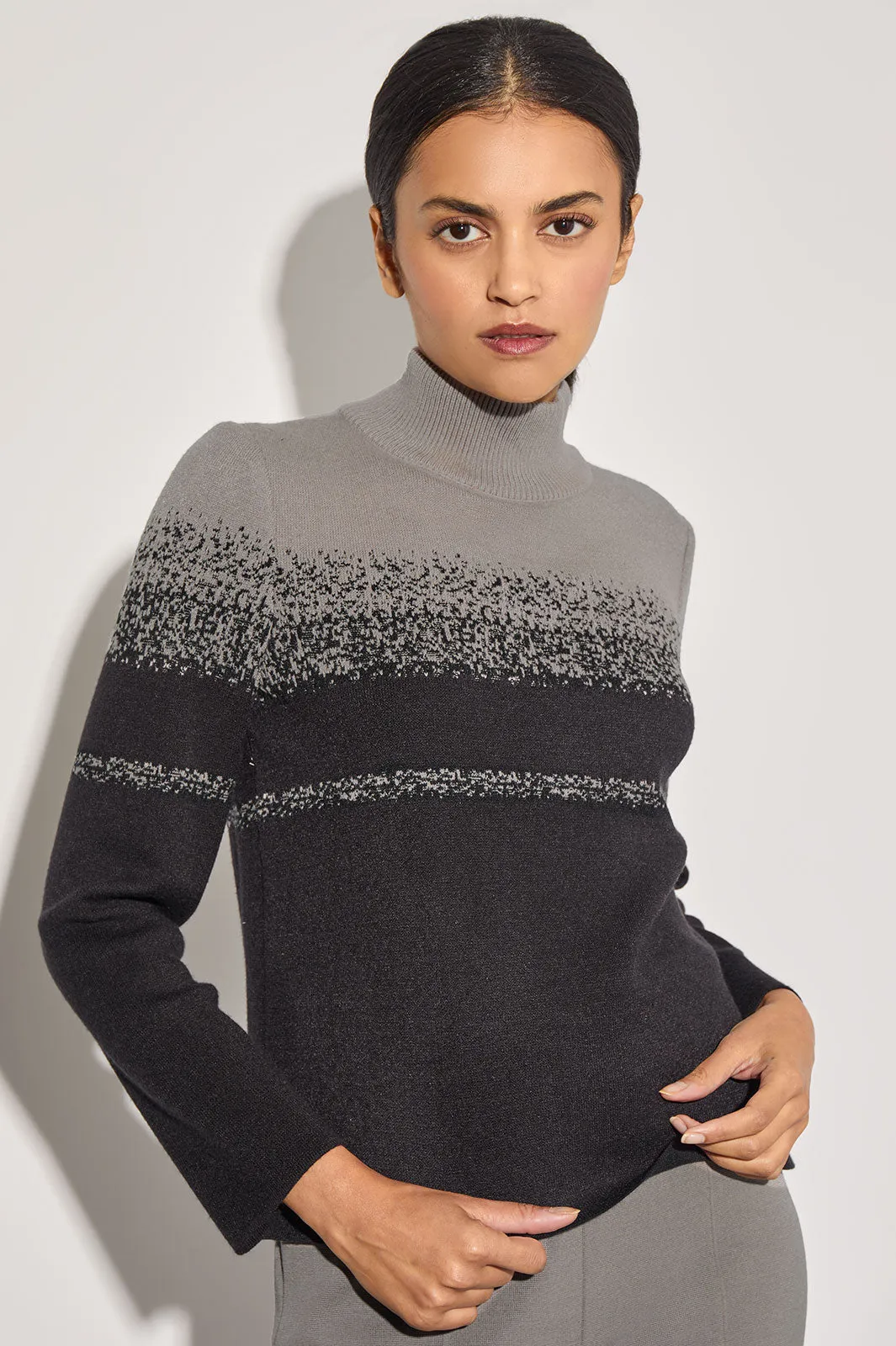 Cozy Knit Mock Neck Sweater