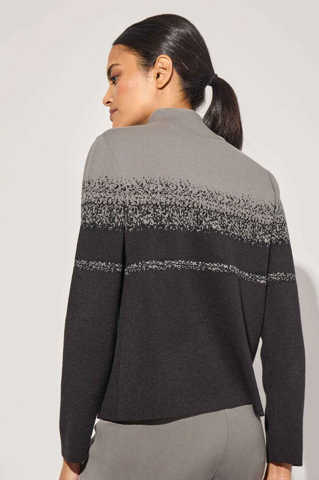 Cozy Knit Mock Neck Sweater