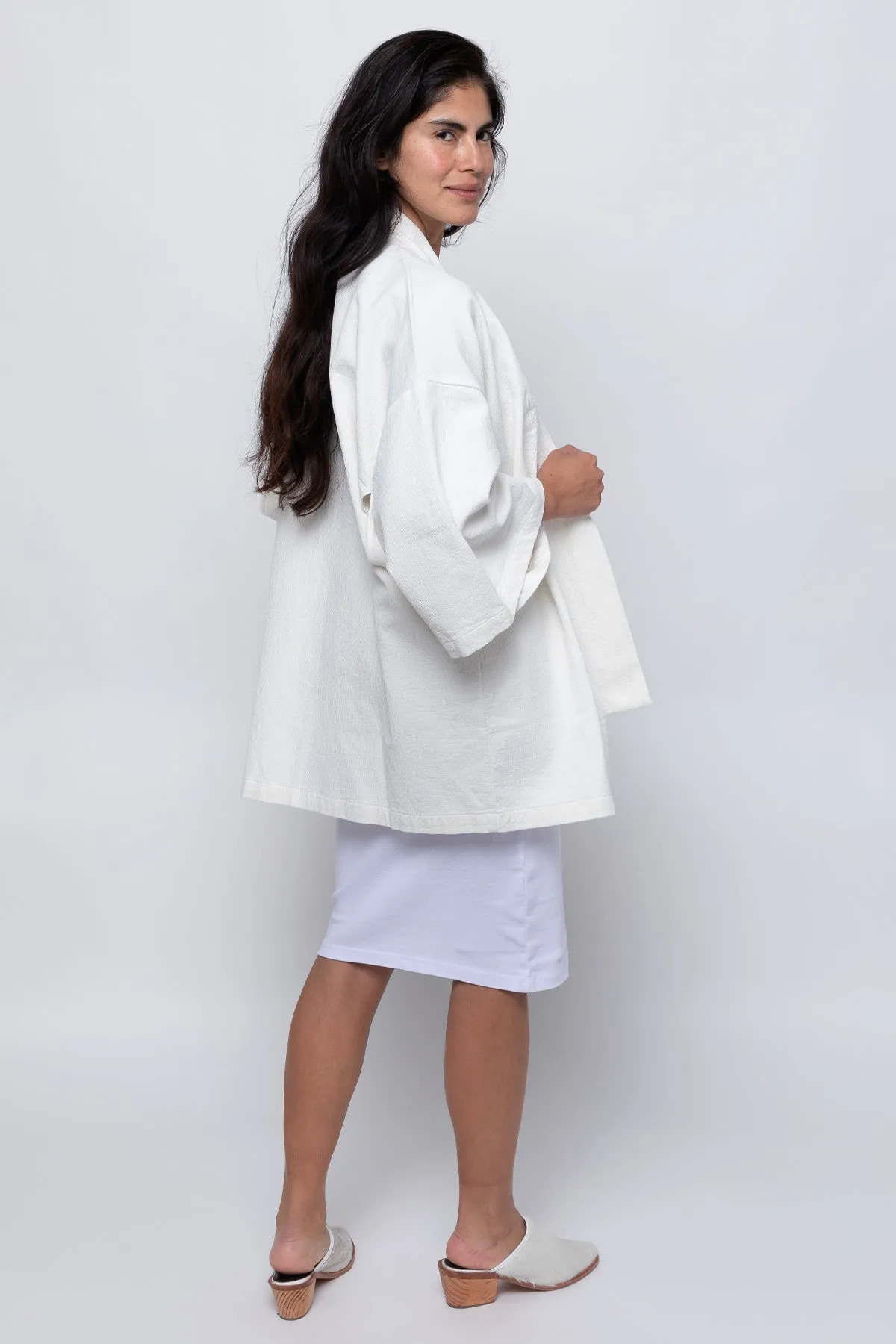 DCT01GD - Double Style Textile Mid Length Kimono