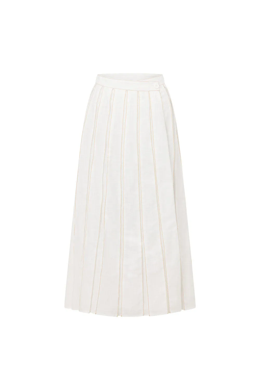 Dien Wrap Skirt - White