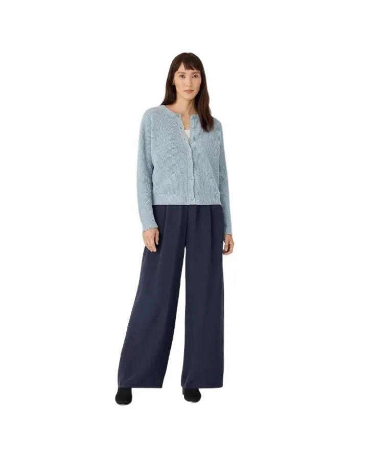 Eileen Fisher Cotton Chenille Boxy Cardigan