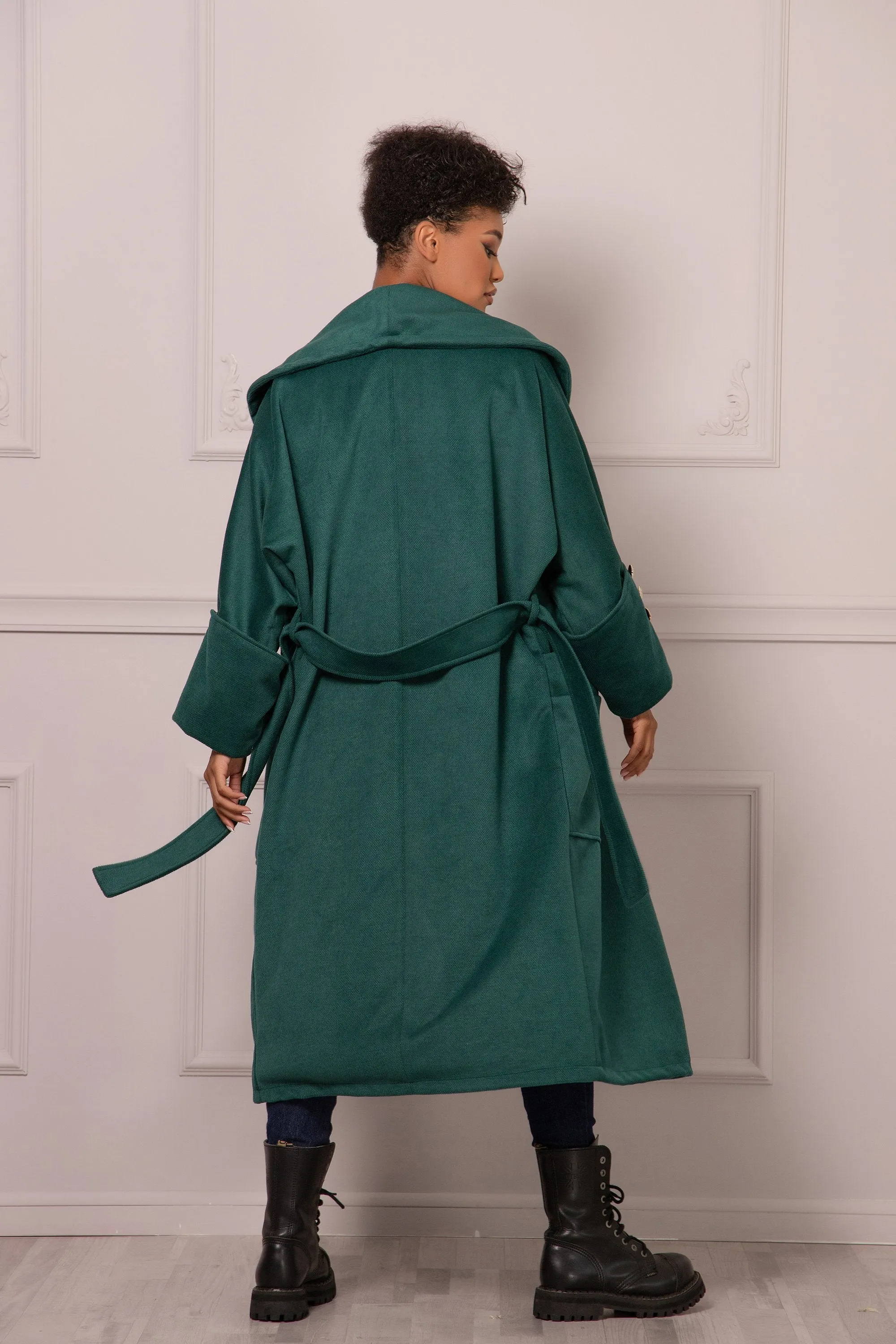 EMERALD GREEN JACKET COAT