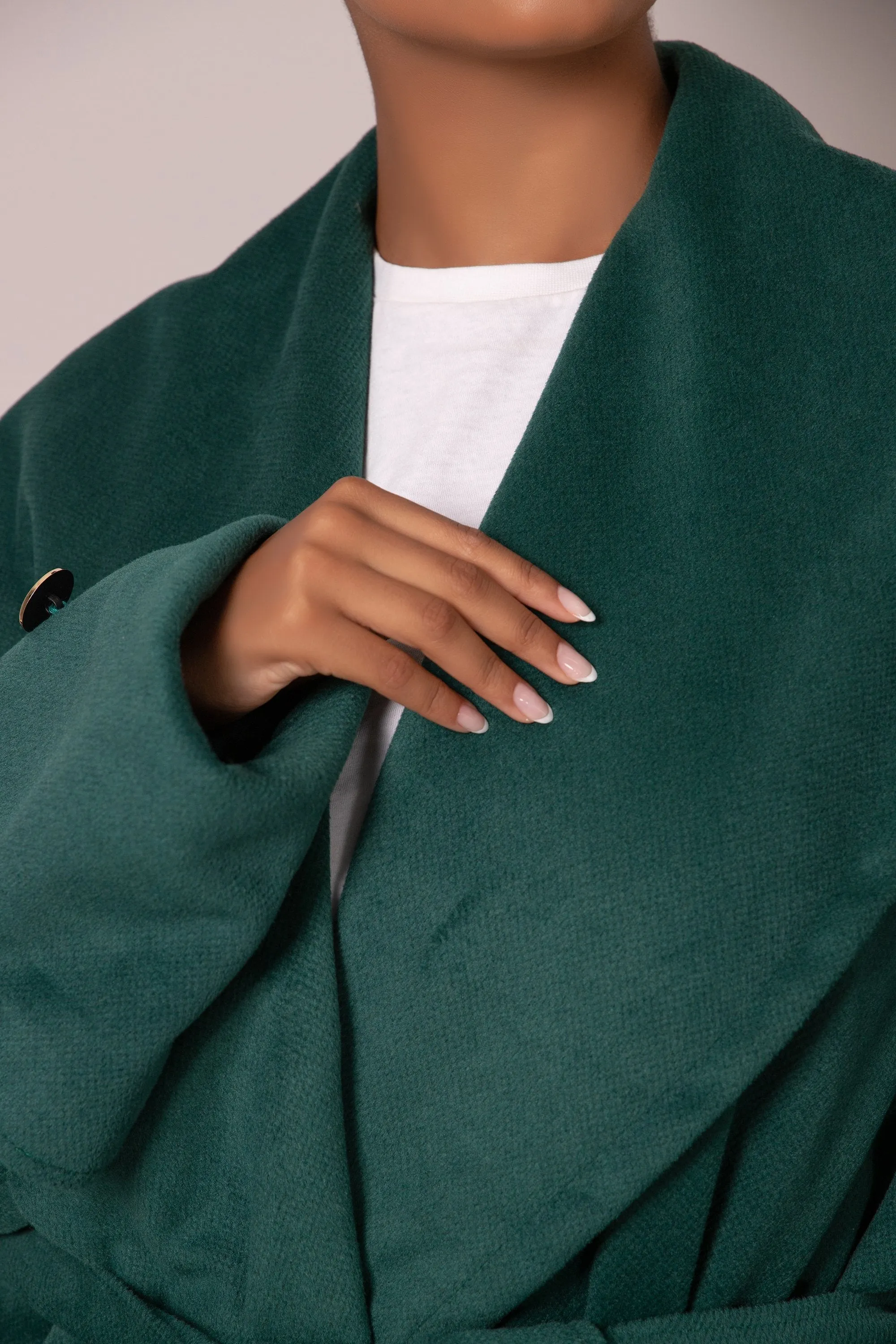 EMERALD GREEN JACKET COAT