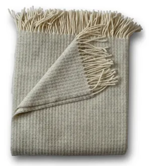 Evangeline Diamond Merino Lambswool Cashmere Throw