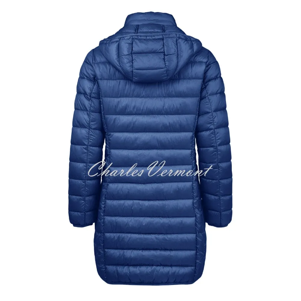 Frandsen Longline Padded Coat - Style 103-588-64 (Indigo)