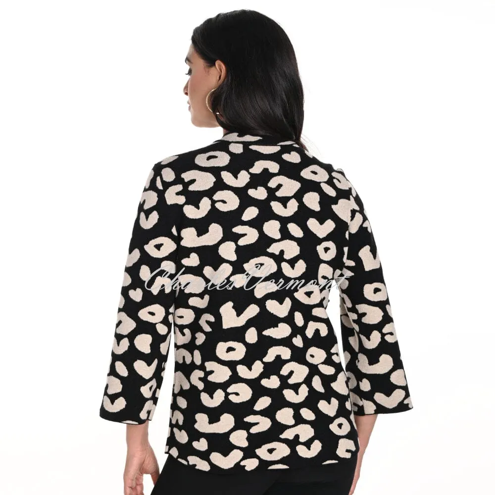 Frank Lyman Animal Print Cardigan Jacket - Style 243471U