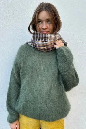 FRNCH Patsy Kaki Knitted Jumper