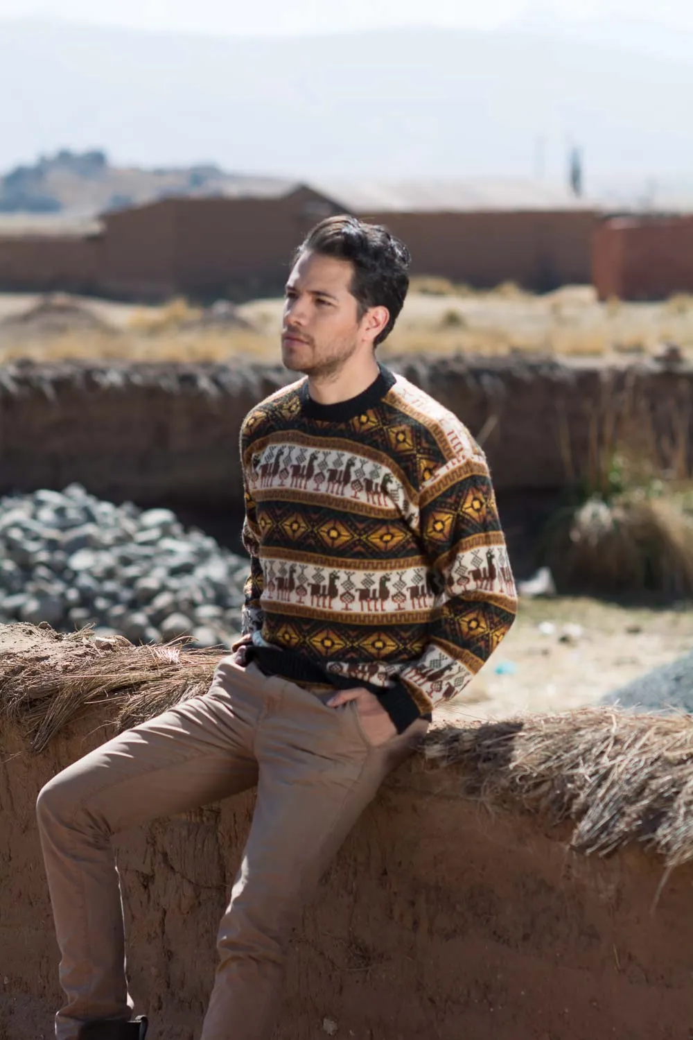 Gamboa Men Sweater Andean Alpaca