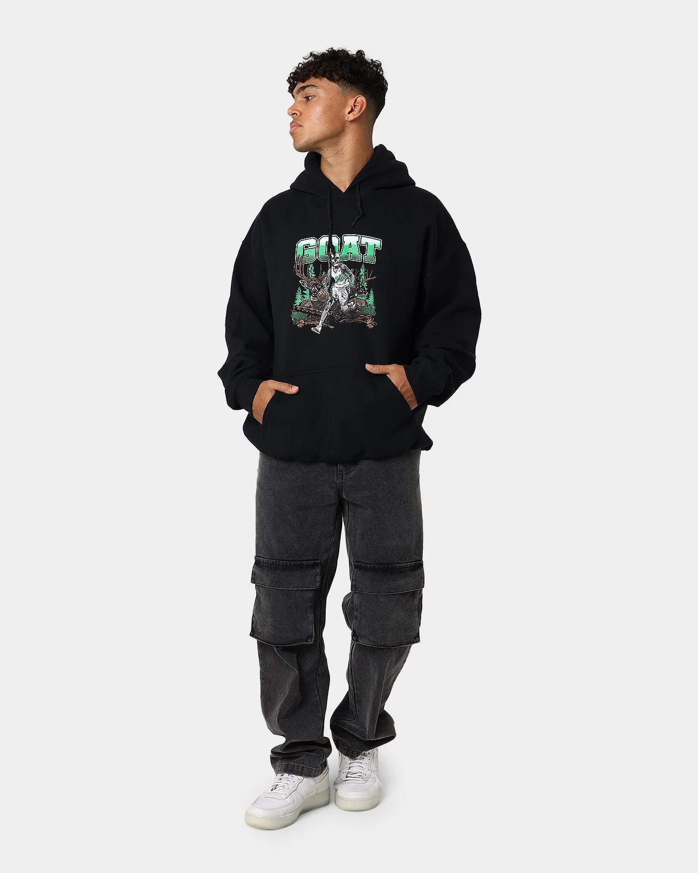 Goat Crew Buck Hunter Hoodie Black