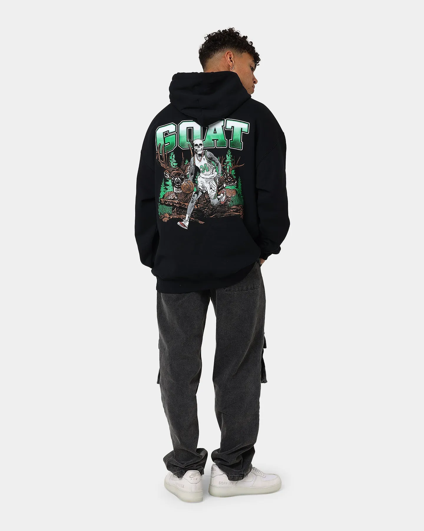 Goat Crew Buck Hunter Hoodie Black