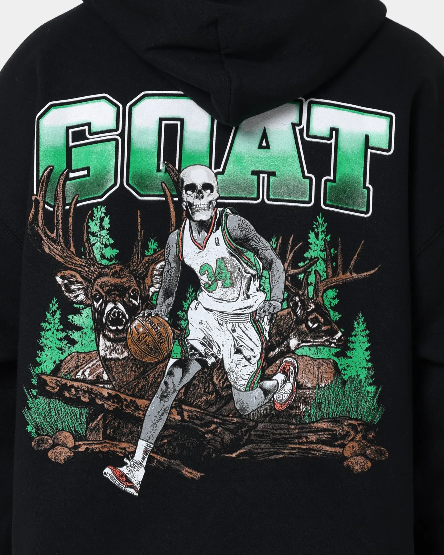 Goat Crew Buck Hunter Hoodie Black