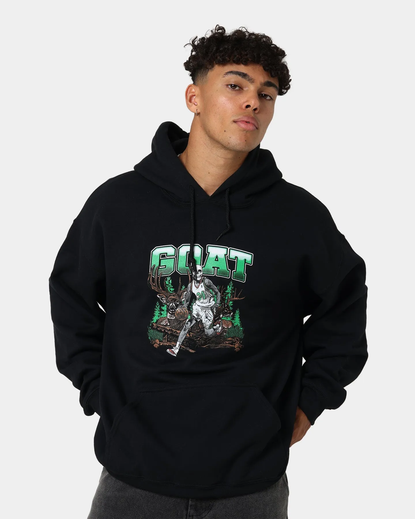 Goat Crew Buck Hunter Hoodie Black