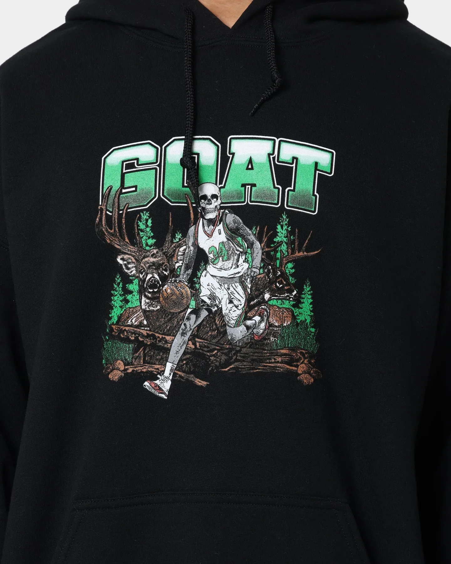 Goat Crew Buck Hunter Hoodie Black