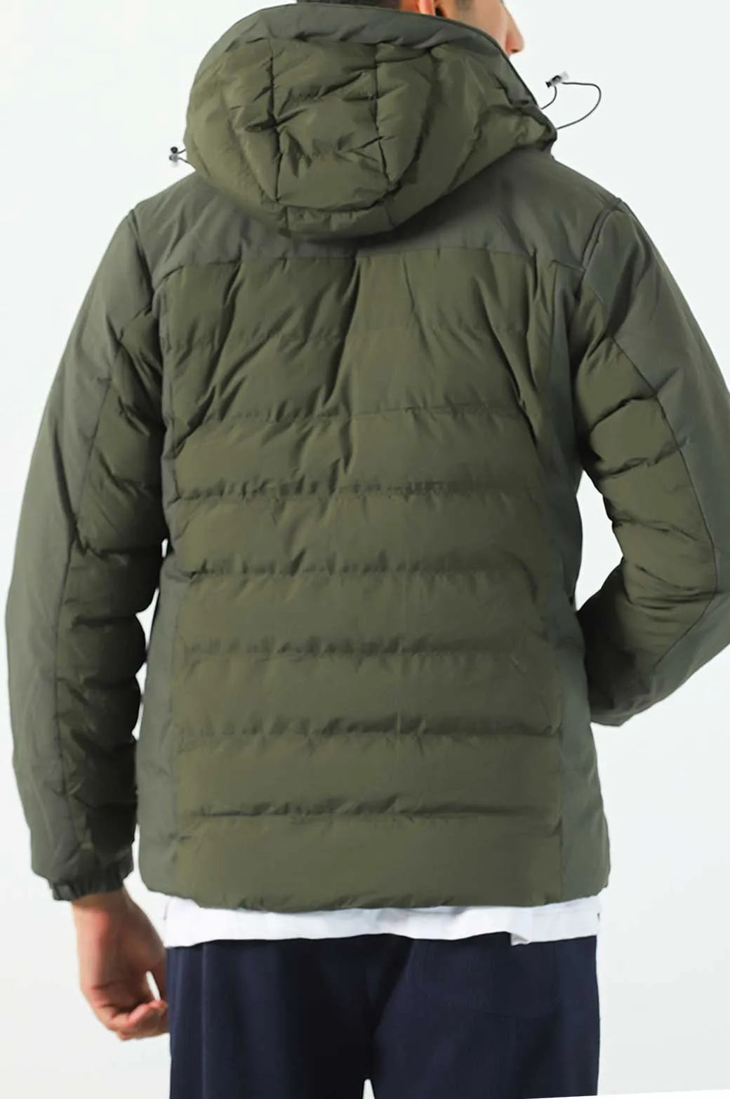 HOODED PUFFER JACKET