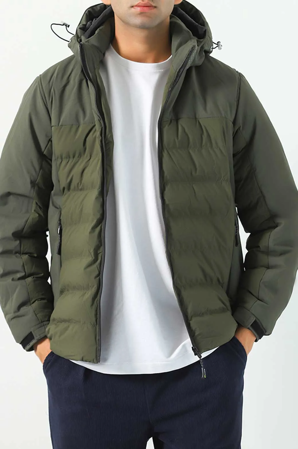 HOODED PUFFER JACKET