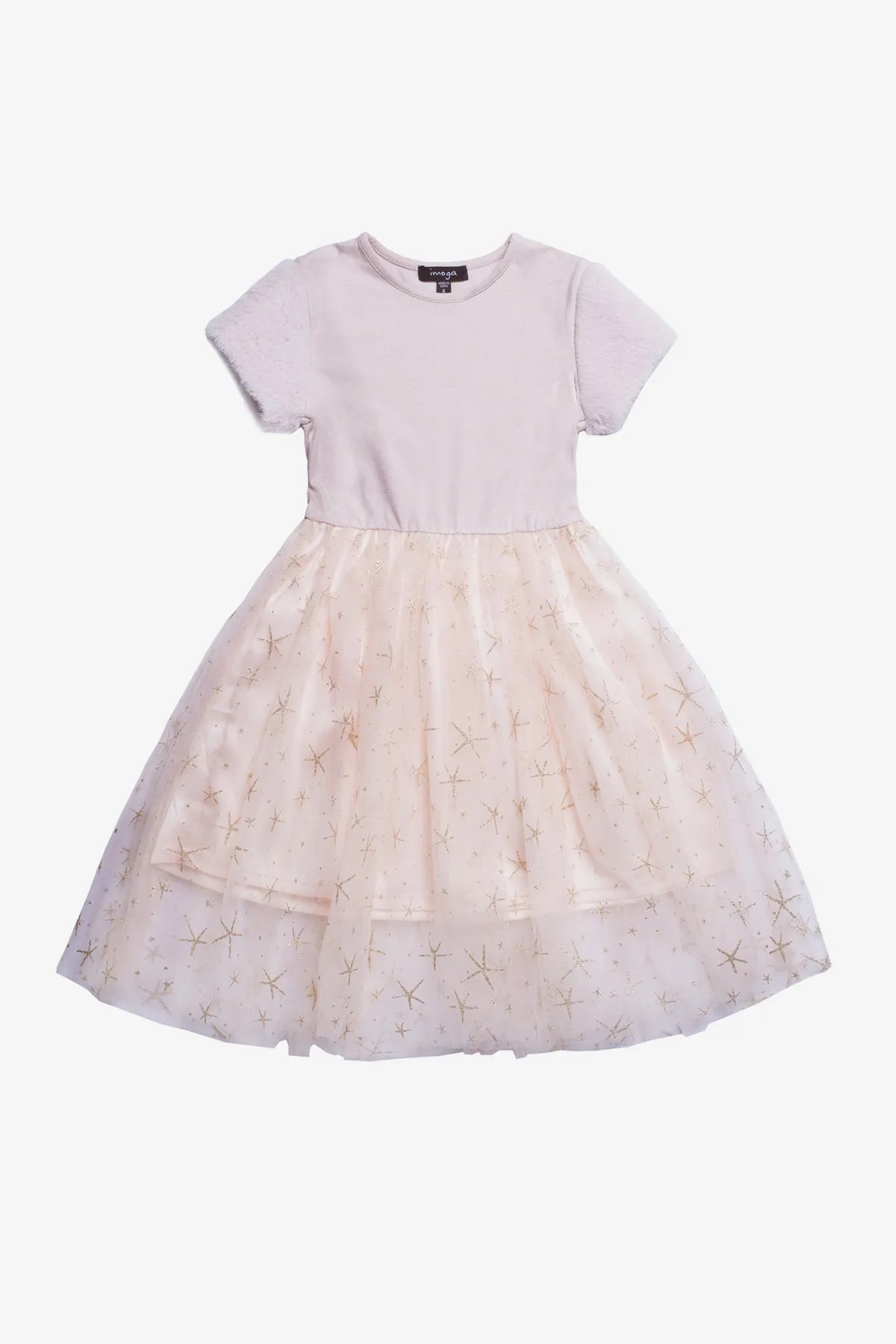 Imoga Lauren Girls Dress- Powder (Size 2 left)