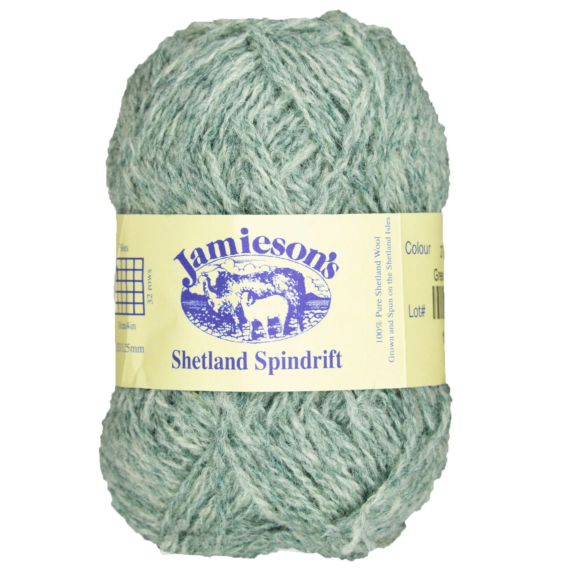 Jamieson's of Shetland Spindrift Yarn - 274 Green Mist