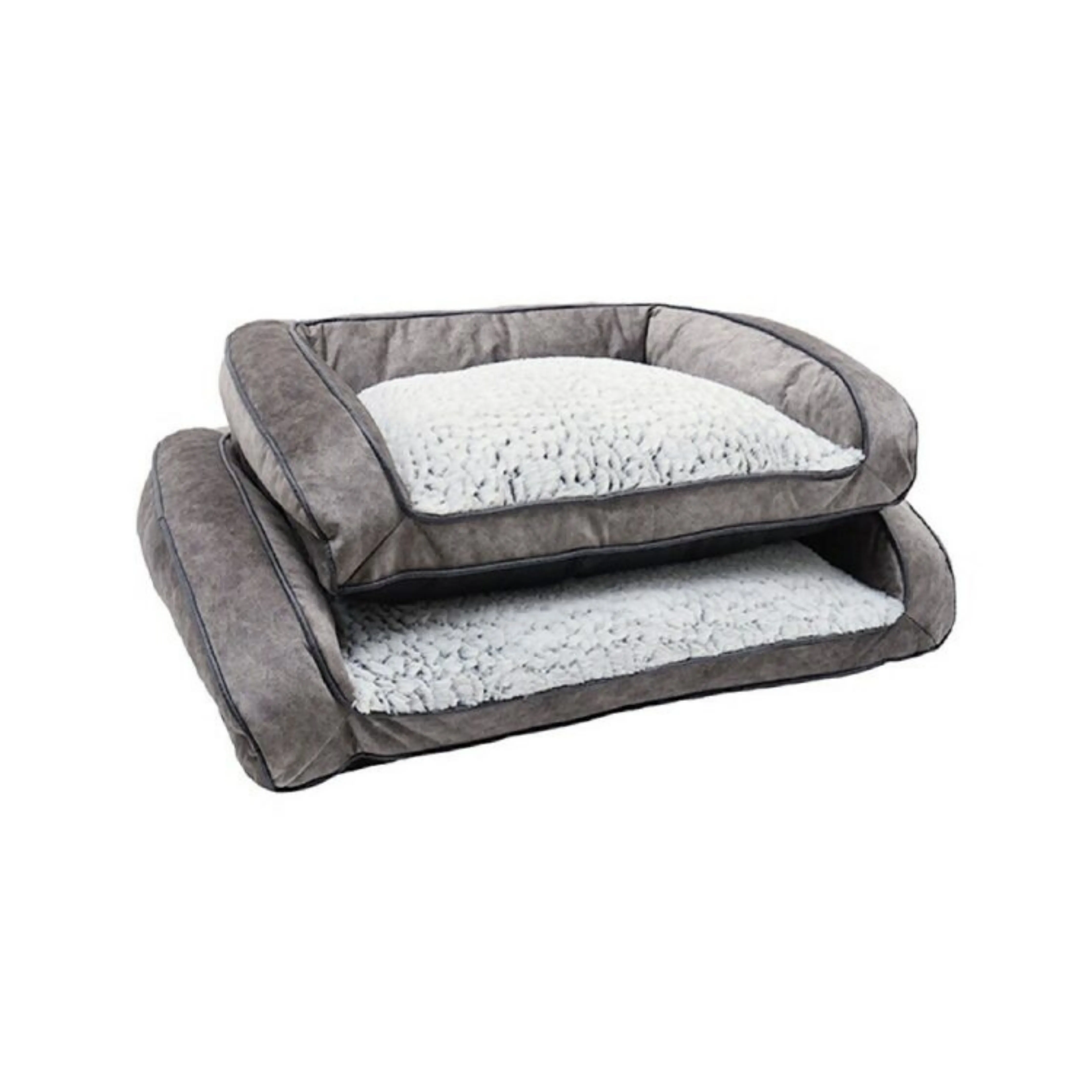 LUXURY FLEECE LINED PLUSH SOFA