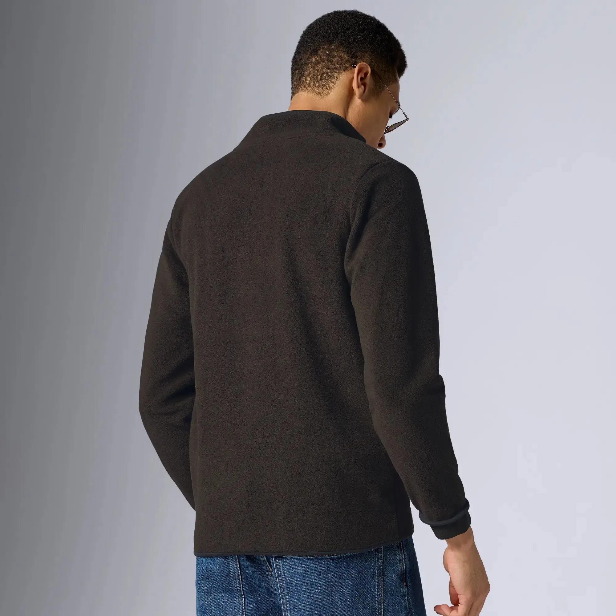 Mens Alterra Polar Fleece Jackets Malt Brown