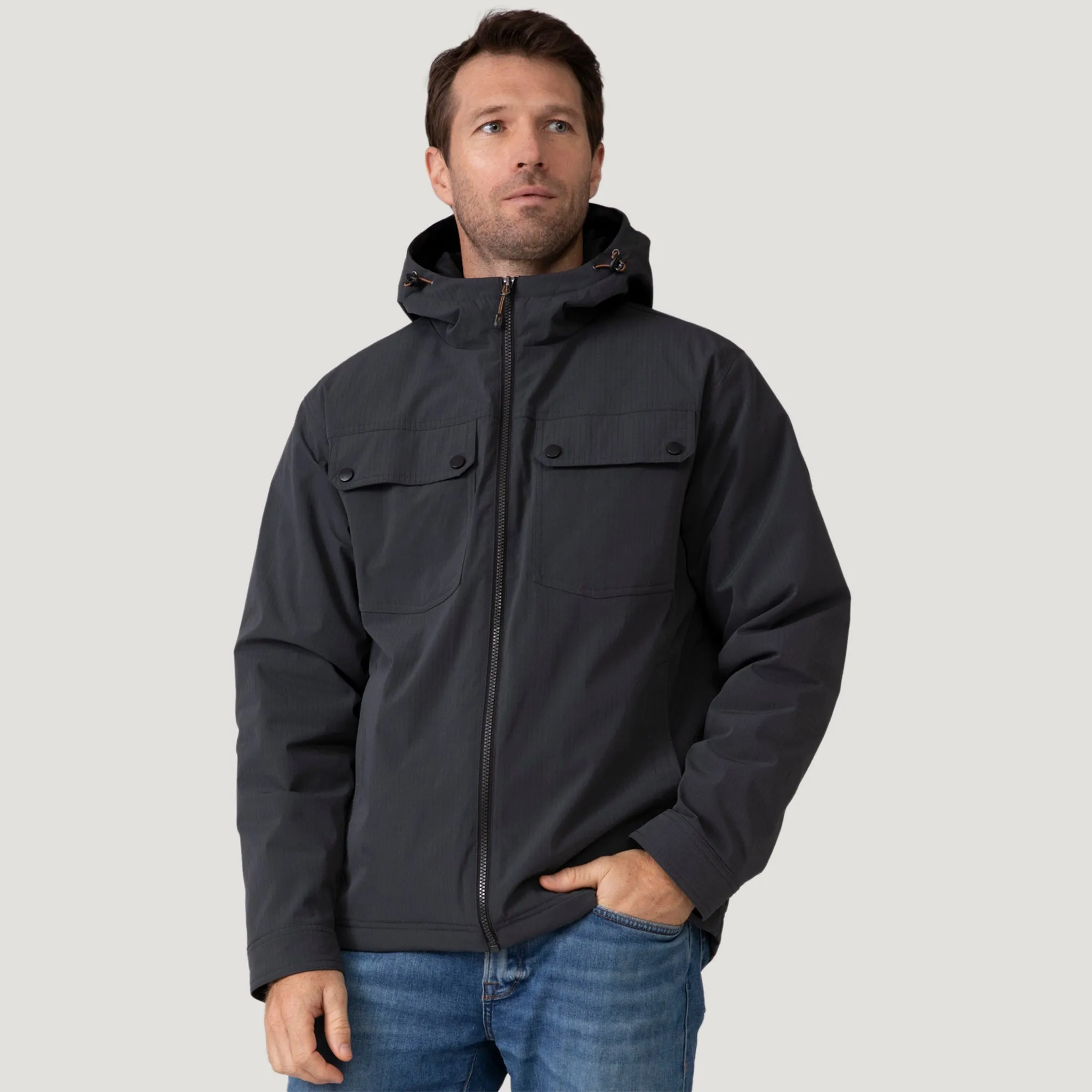 Men's Hooded Cruiser Midweight Jacket