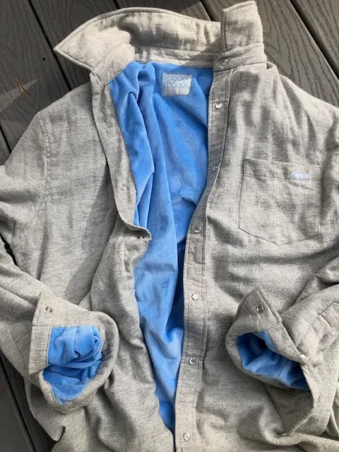 Micro fleece lined Grey Flannel