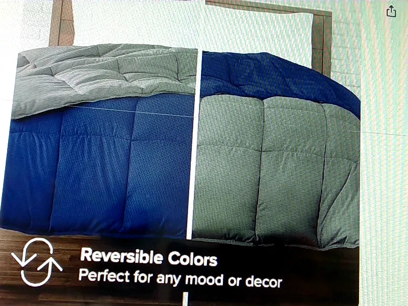 Navy Blue Goose Down Alternative Comforter Twin XLarge