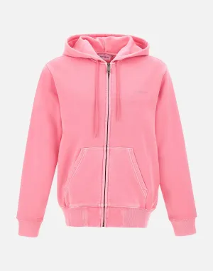 Pink Casual Cotton Sweater for Men