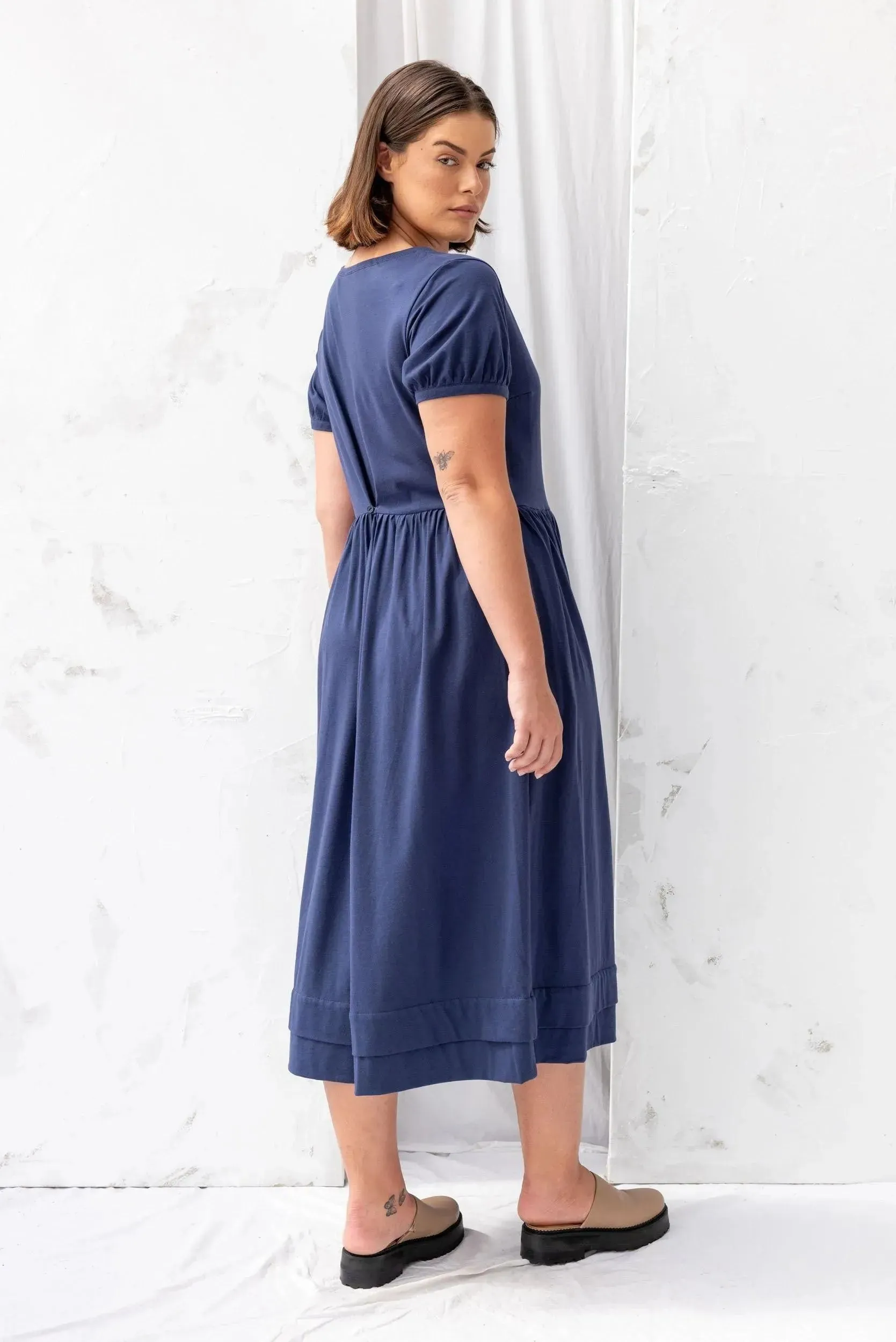 River Dress | Soft Navy