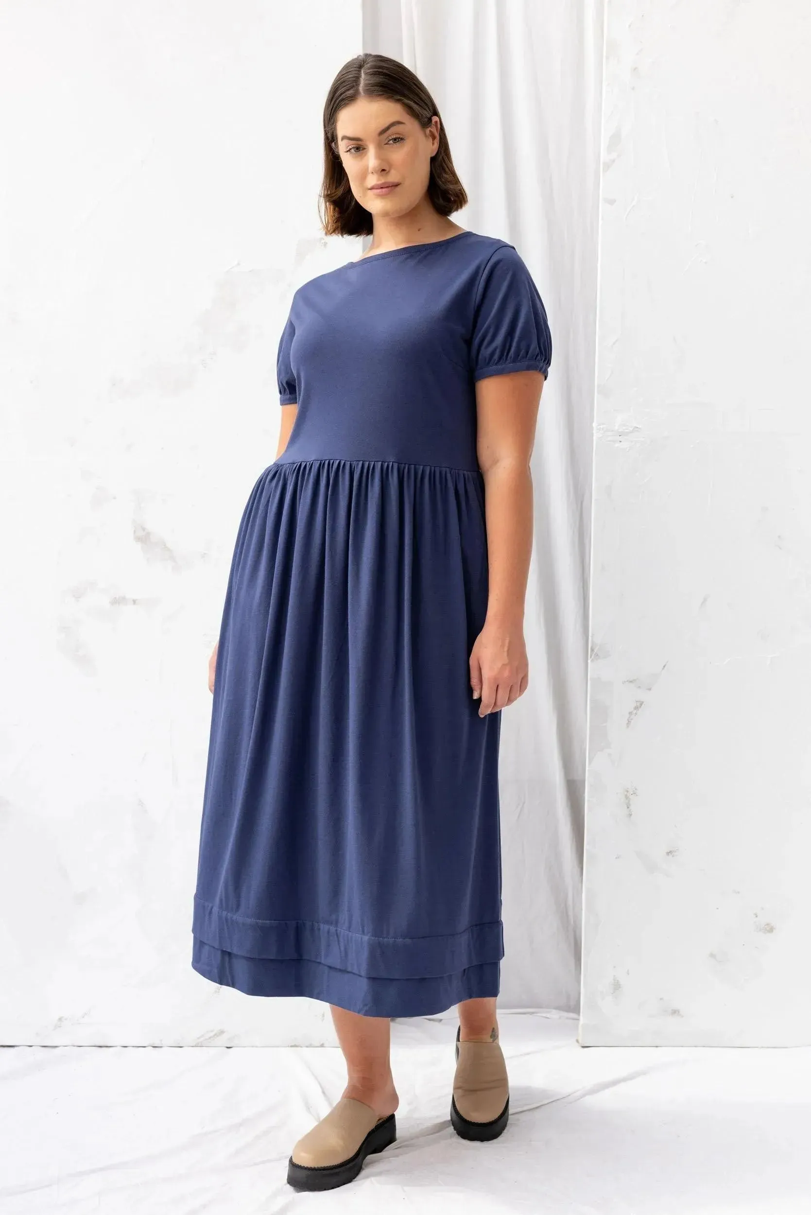 River Dress | Soft Navy