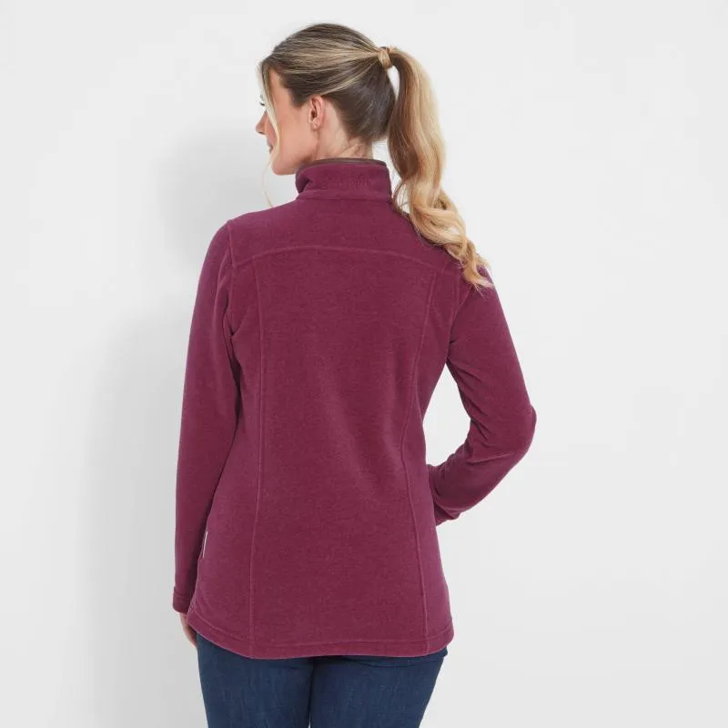 Schoffel Tilton 1/4 Zip Fleece - Mulberry