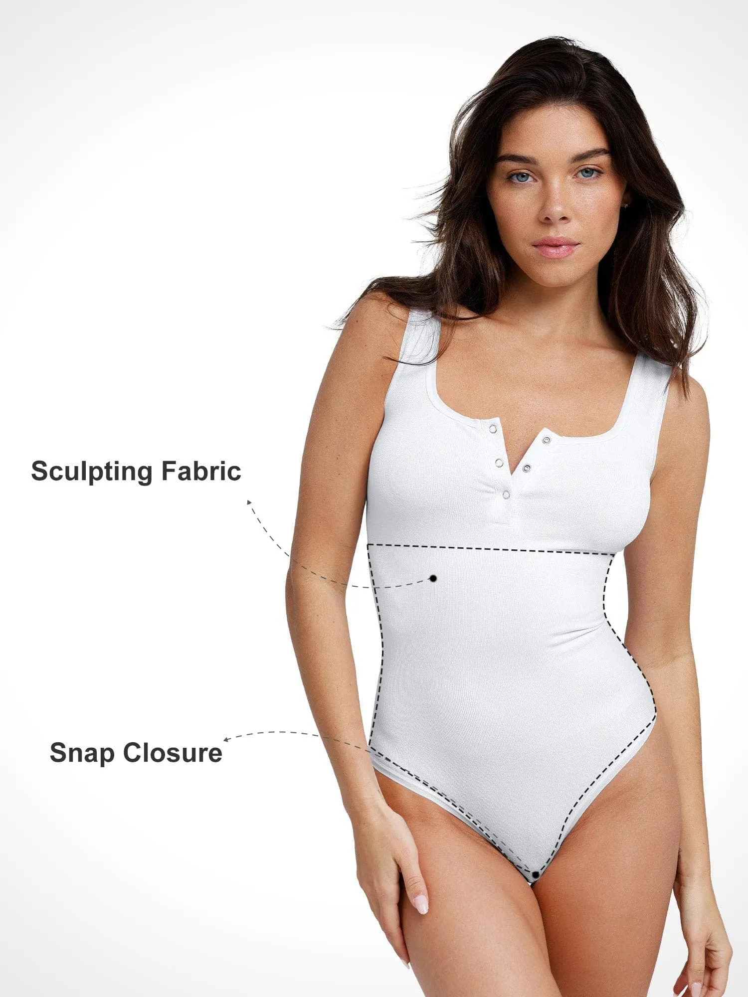 Shapewear Seamless Modal Smoothing Thong Bodysuits