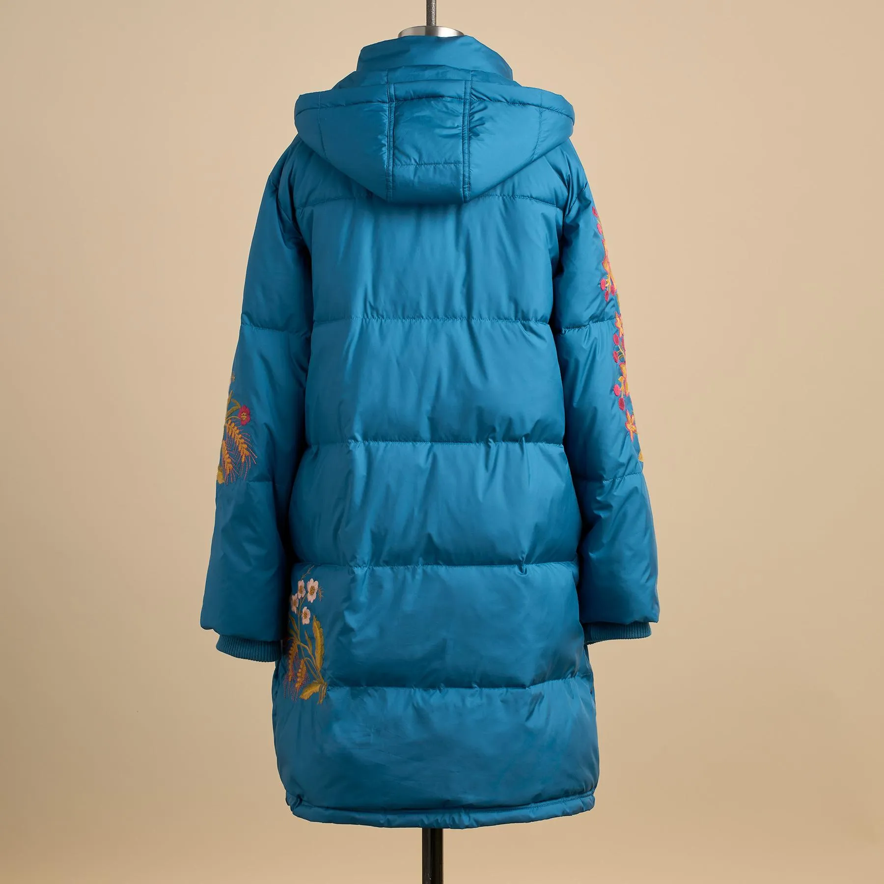 Snowflower Puffer Coat