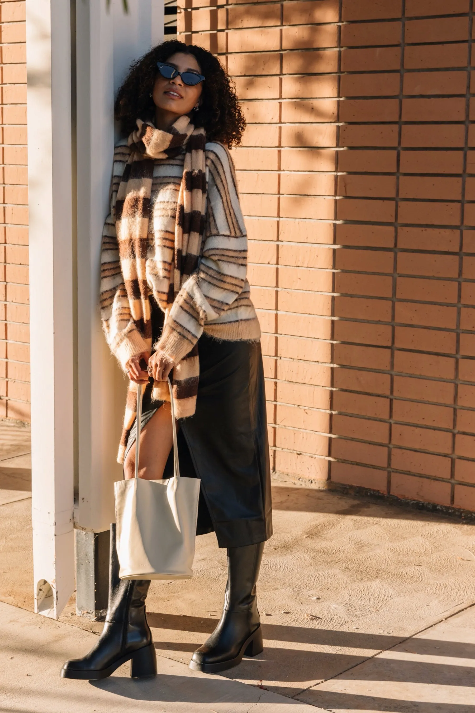 Stripe Knit Sweater