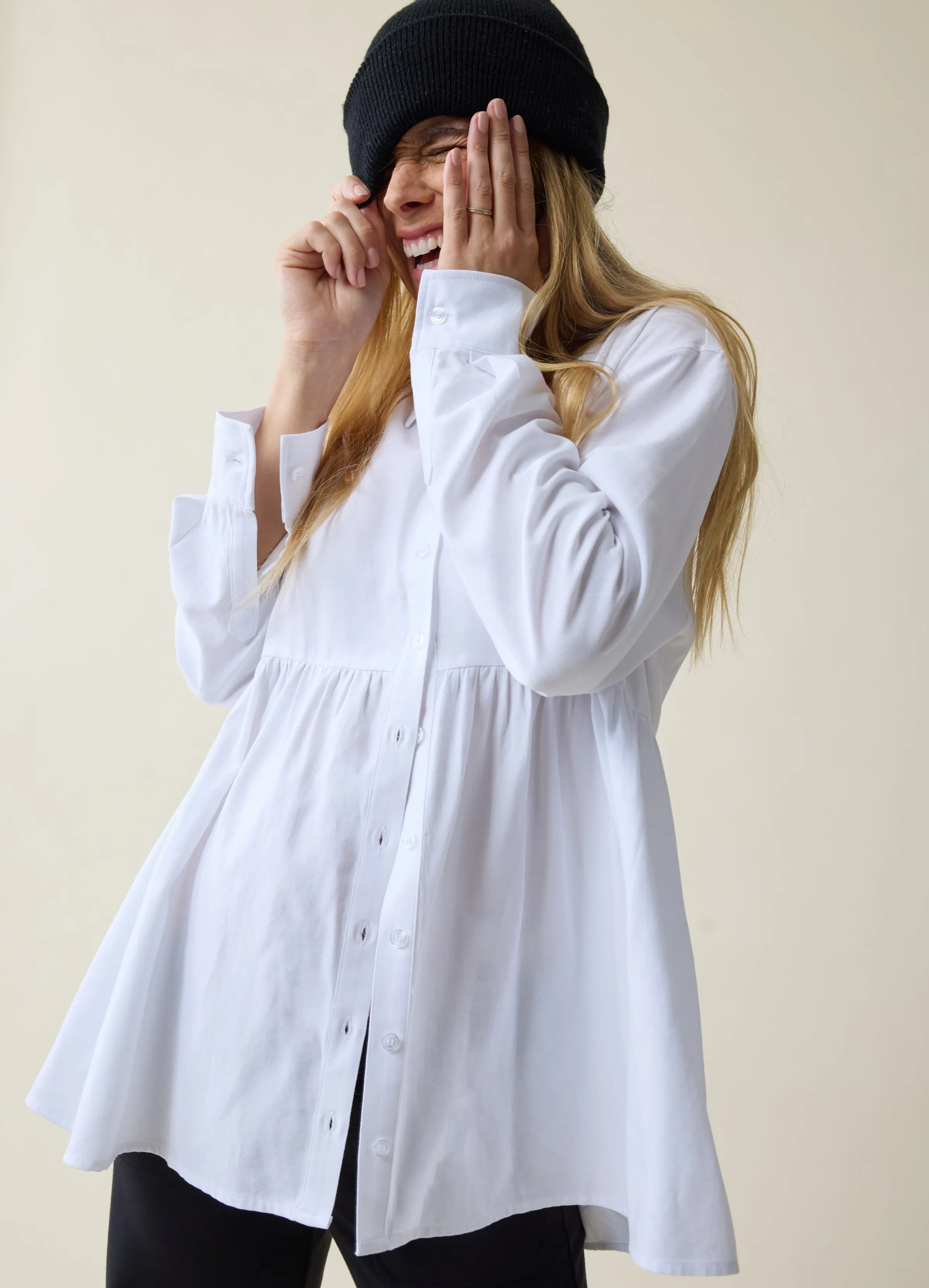 The Soft Touch Button Down Maternity   Nursing Top