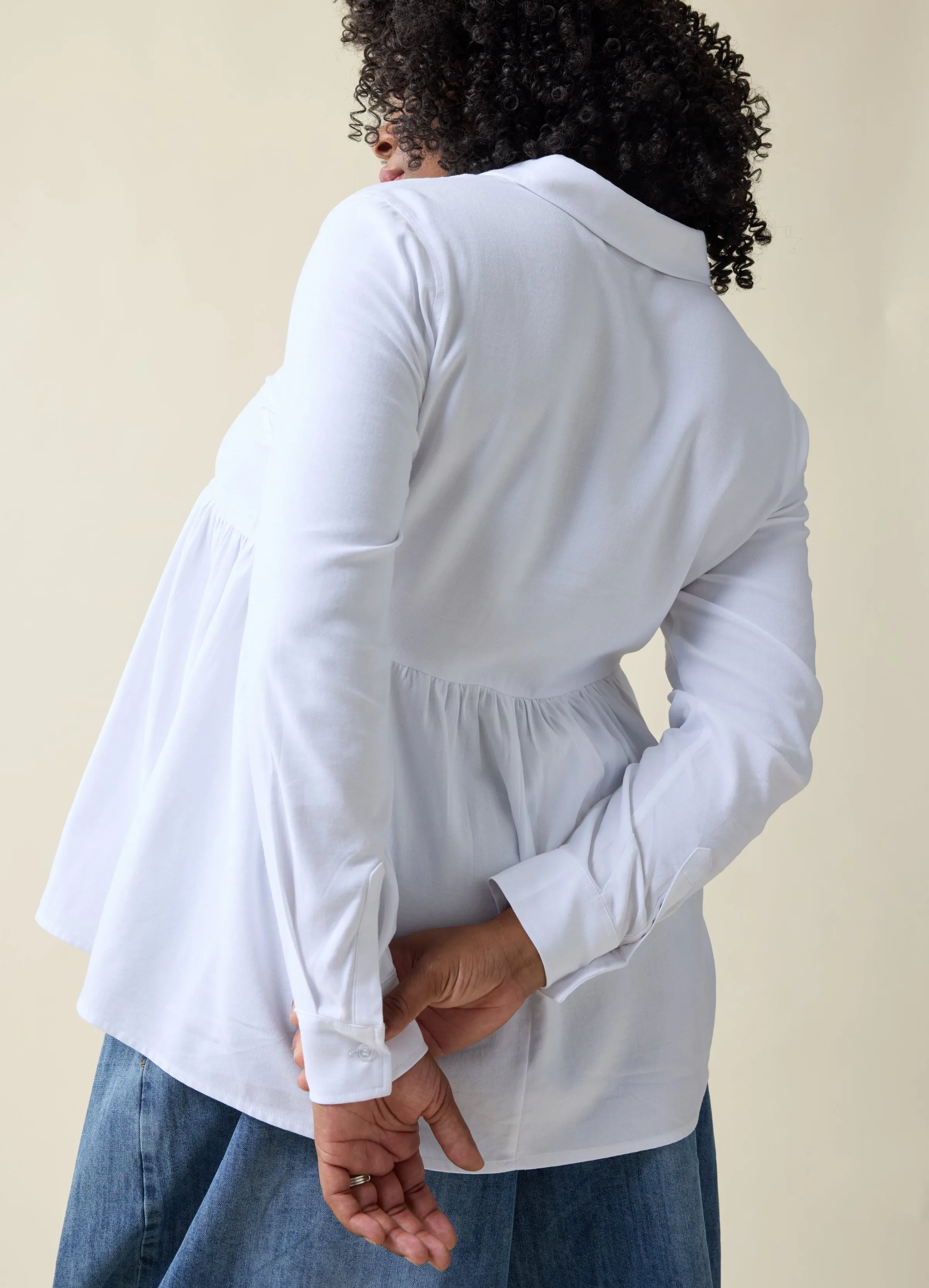 The Soft Touch Button Down Maternity   Nursing Top