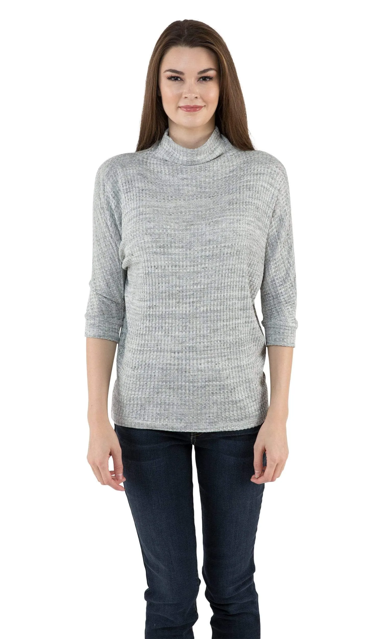 Velvet by Graham & Spencer Dacia Thermal Knit Top